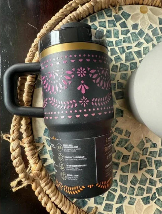 Stanley MIDNIGHT CATRINA Dia de Muertos 20oz with Handle