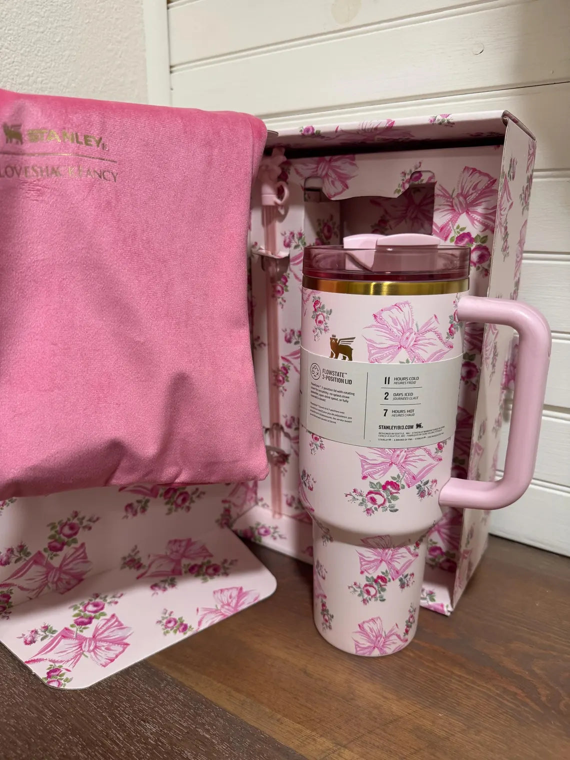 40oz Pink Love Tumbler -Stanley1913