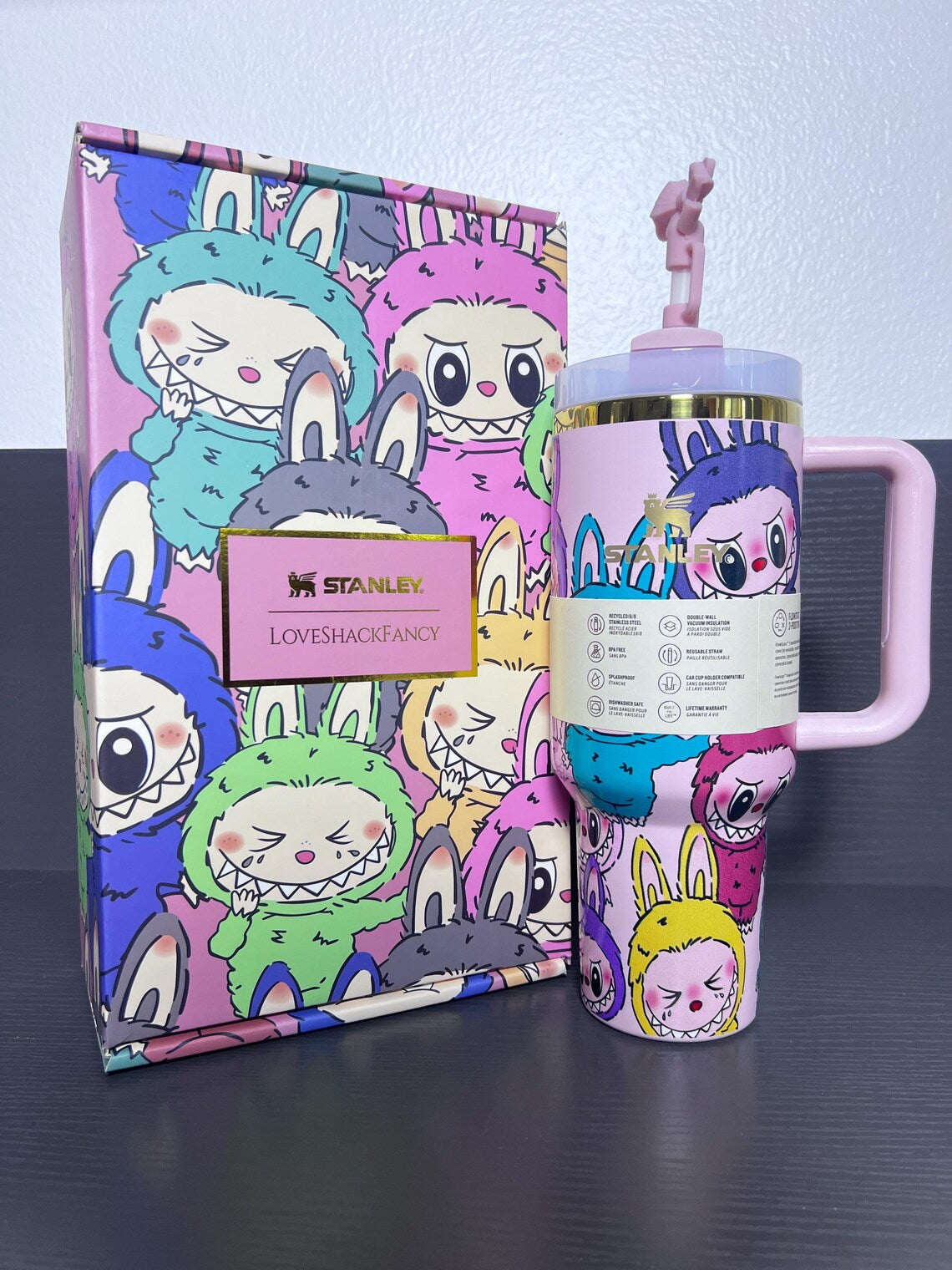40oz Exclusive Kawaii Stanley Tumbler with Giftbox & Bag